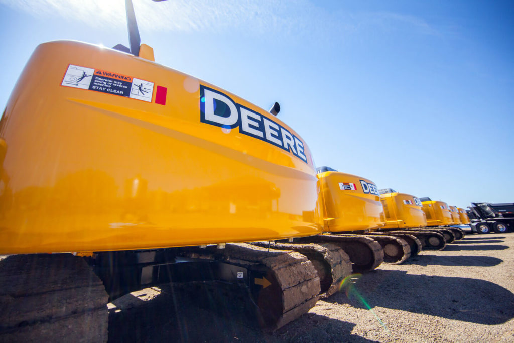 John Deere Excavator 200D LC Fleet - Rear Shot