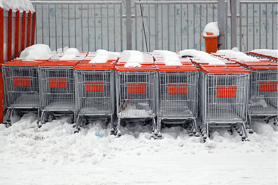 Not clearing snow from your property makes your business look bad.