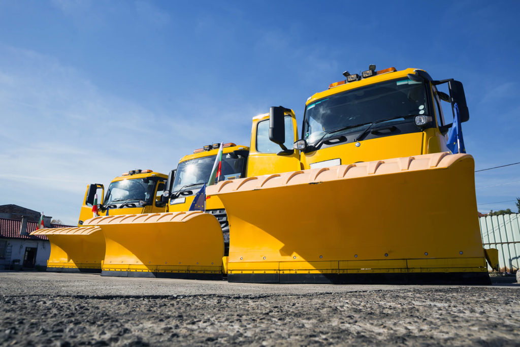 Snow Plows on Dry Pavement